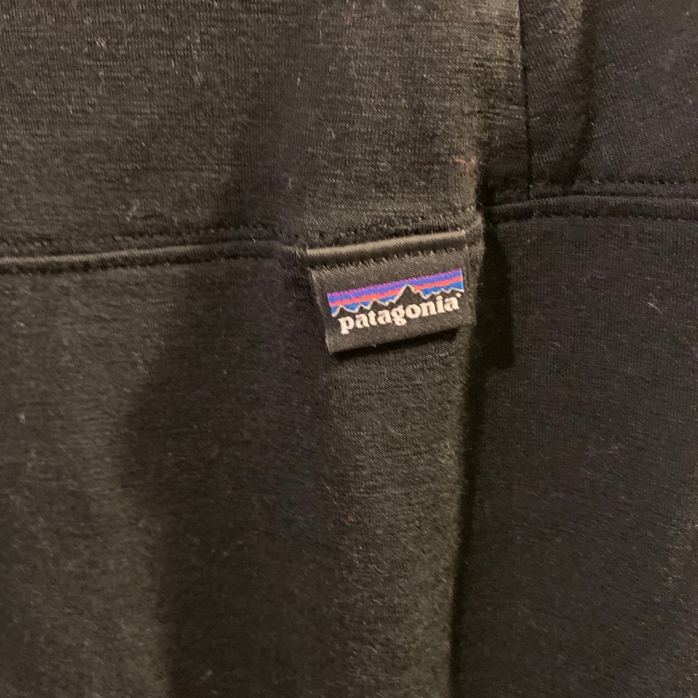 Patagonia Merino Wool Black Base Layer Pants